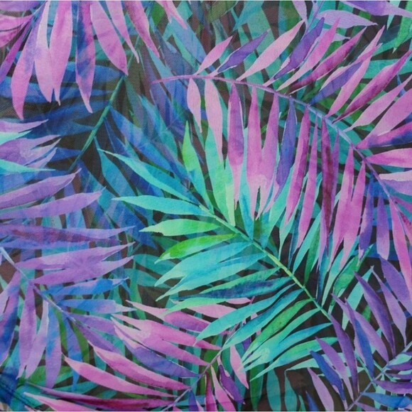 Swimsuits For All Plus Size Palmtastic Mesh High Low Cover Up Tunic size 22/24 - Picture 12 of 13